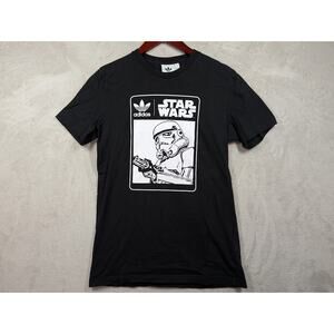 Adidas Originals STAR WARS T-Shirt Storm Trooper Black Men's Size Medium